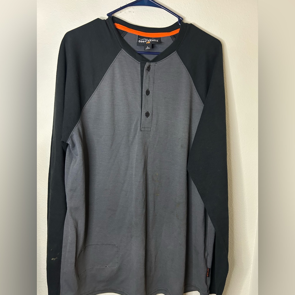 Cody James Nfpa 2112 Pyro Safe Hanley Long Sleeve Work Shirt Size Large